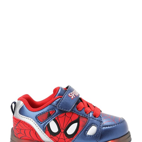 Toddler Boys’ Spiderman Light up Sneakers  Sizes 9 and 10 - Picture 2 of 4